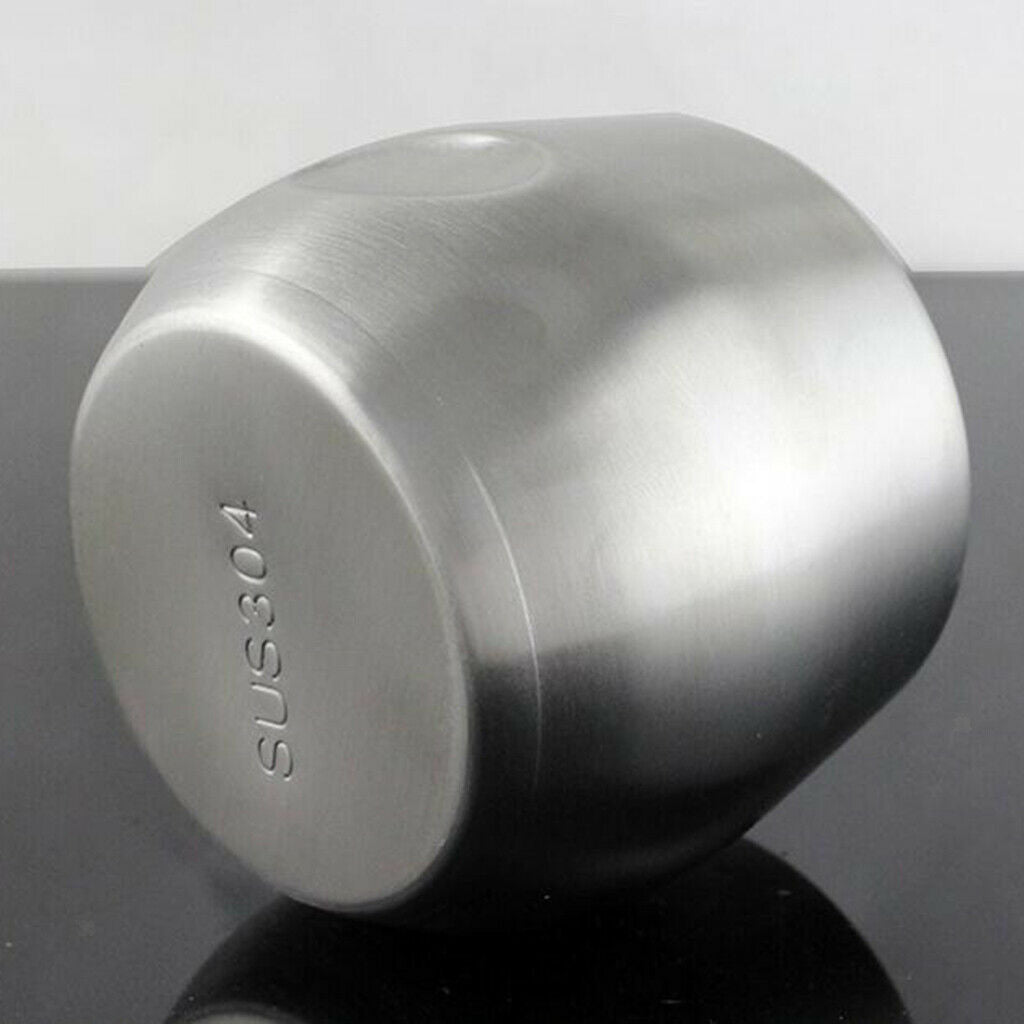 2xStainless Stemless Wine Goblets Vacuum Insulated Travel Tumbler Cup 200ml