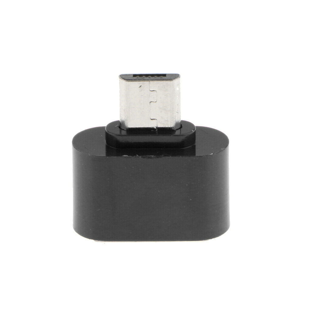 10pcs Micro USB Male to USB 2.0 Female Adapter OTG Converter For Android Black