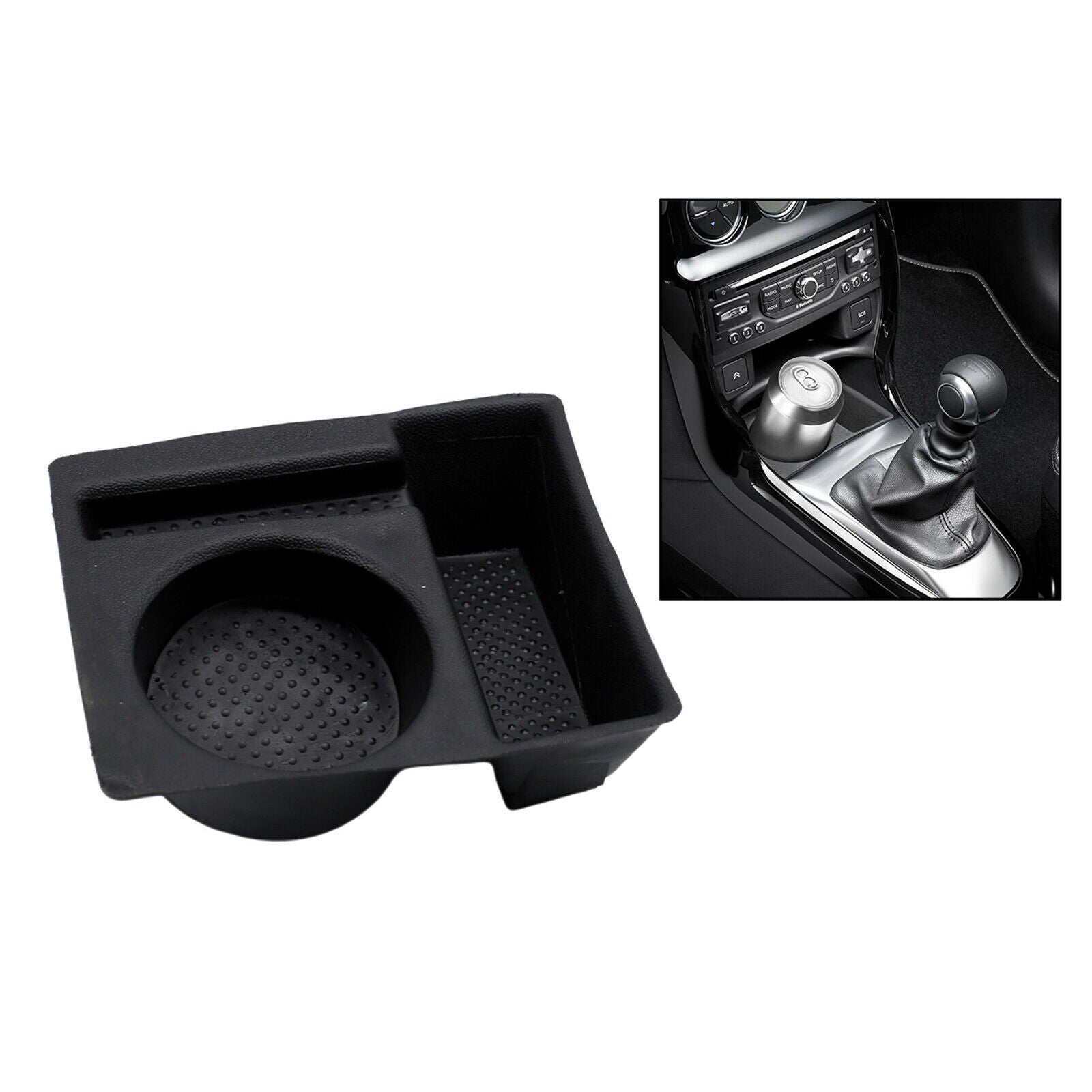 9425E4 Cup Holder Water Cup Tray Replacement Fit for Citroen DS3 Insert