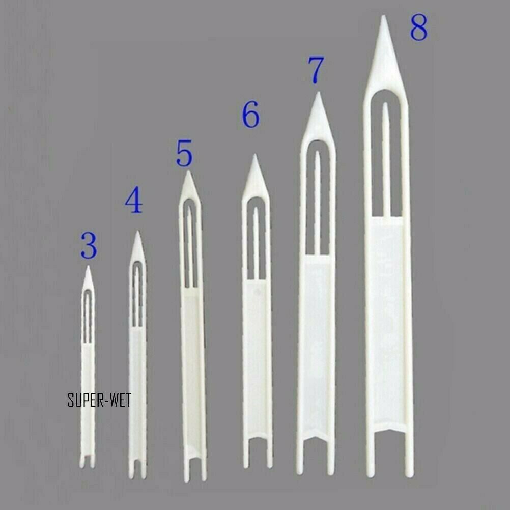 6pcs Set Fishing Net Trawl Shuttle Needle Weaving 12/13.5/17/21/25cm 5''-10''