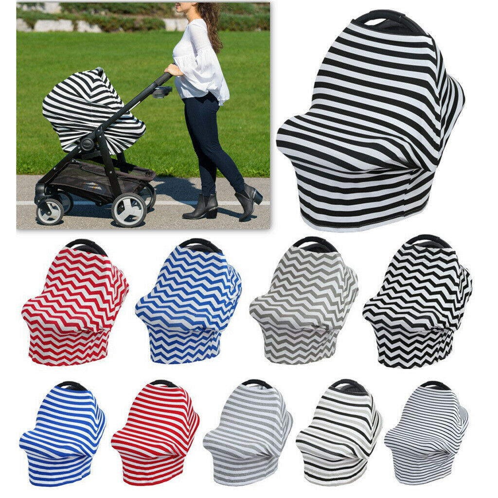 Baby Car Seat Nursing Covers Breastfeeding Cover Carseat  Red Wave