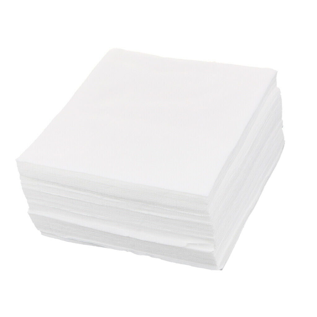 150Pcs Cleanroom Wiper Dustless Fiber Cloth White 15x15CM 6''