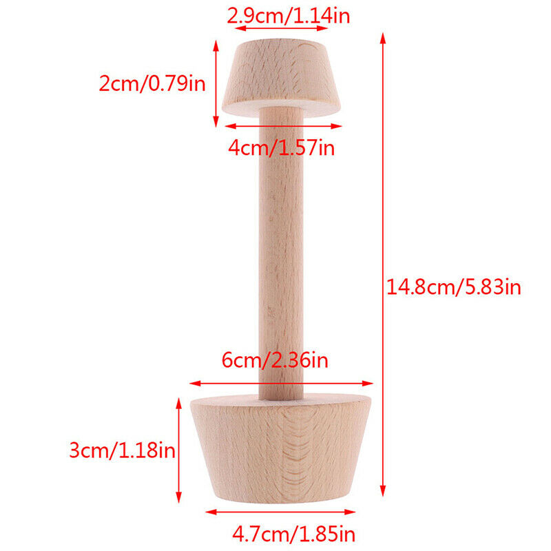 Egg Tart-Tamper Eggtart Mold Double Side Wooden Pastry Pusher DIY Baking .l8