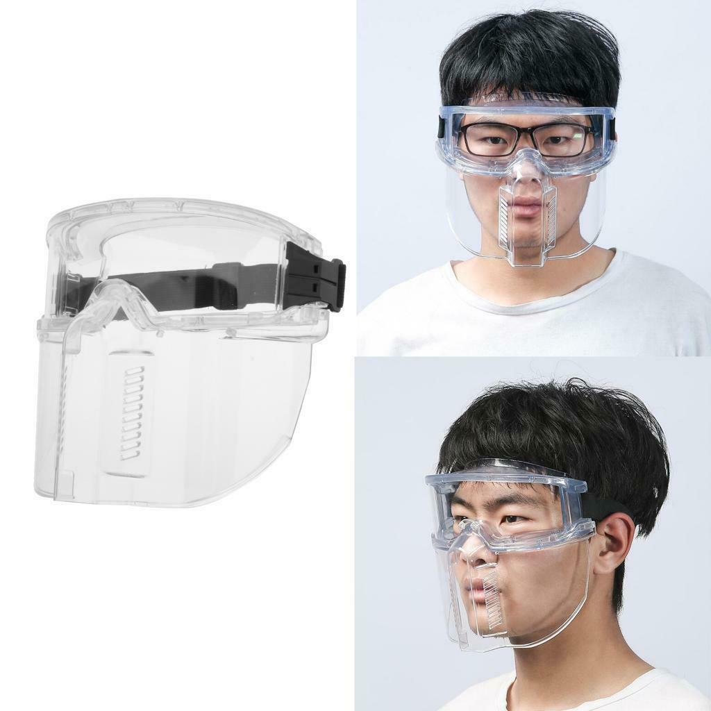 Splash Proof Goggles Safety Dust Face Shield Metal Casting Separable Design