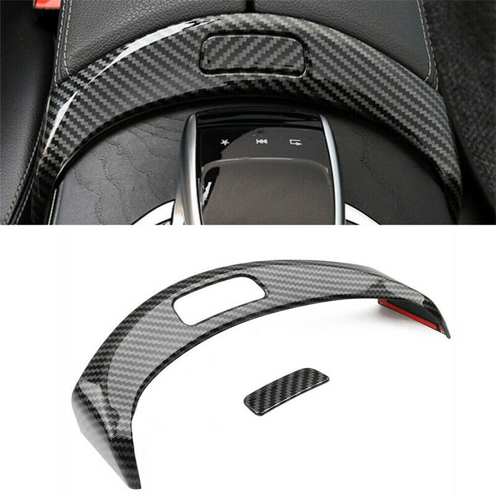 For 2015-2020 Mercedes Benz C Class W205 GLC X253 Armrest Box Button Frame Trim