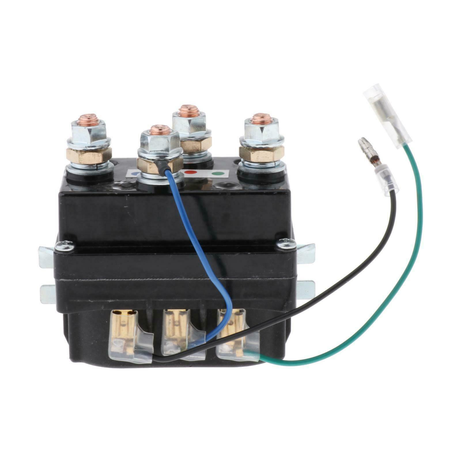 12V Winch Solenoid Relay Replaces for ATV 6 Protecting Caps Accessories