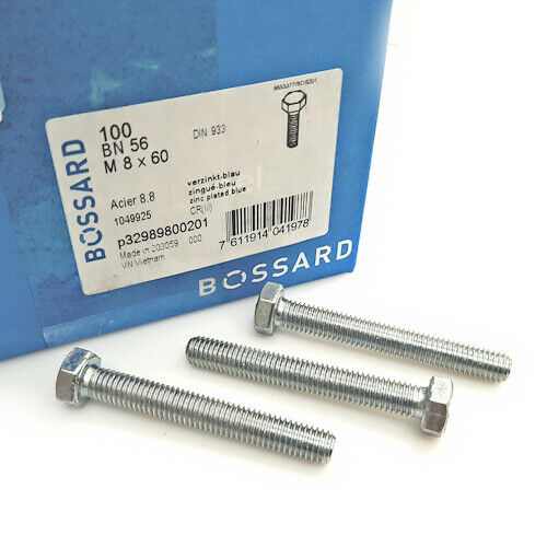 [40pcs] 1049925 M8x60/BN56 DIN933 SCREW