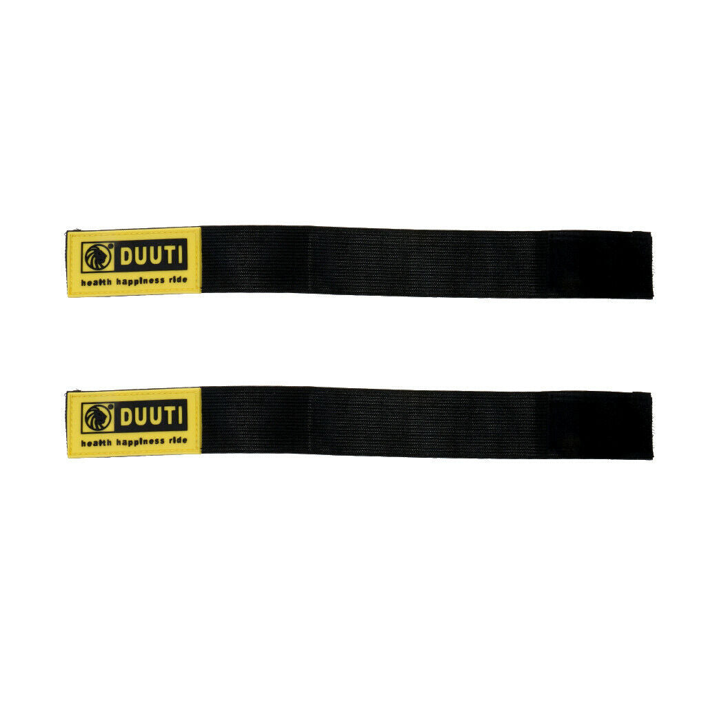 2 Pairs Cycling MTB Bike Bicycle Bind Elastic Trousers Pants Band Leg Strap