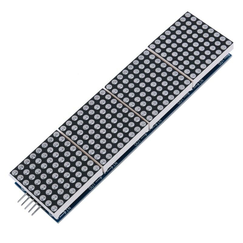 4 in 1 Dot Matrix MCU LED Display Modules DIY Set for Arduino 5 PC connection S5