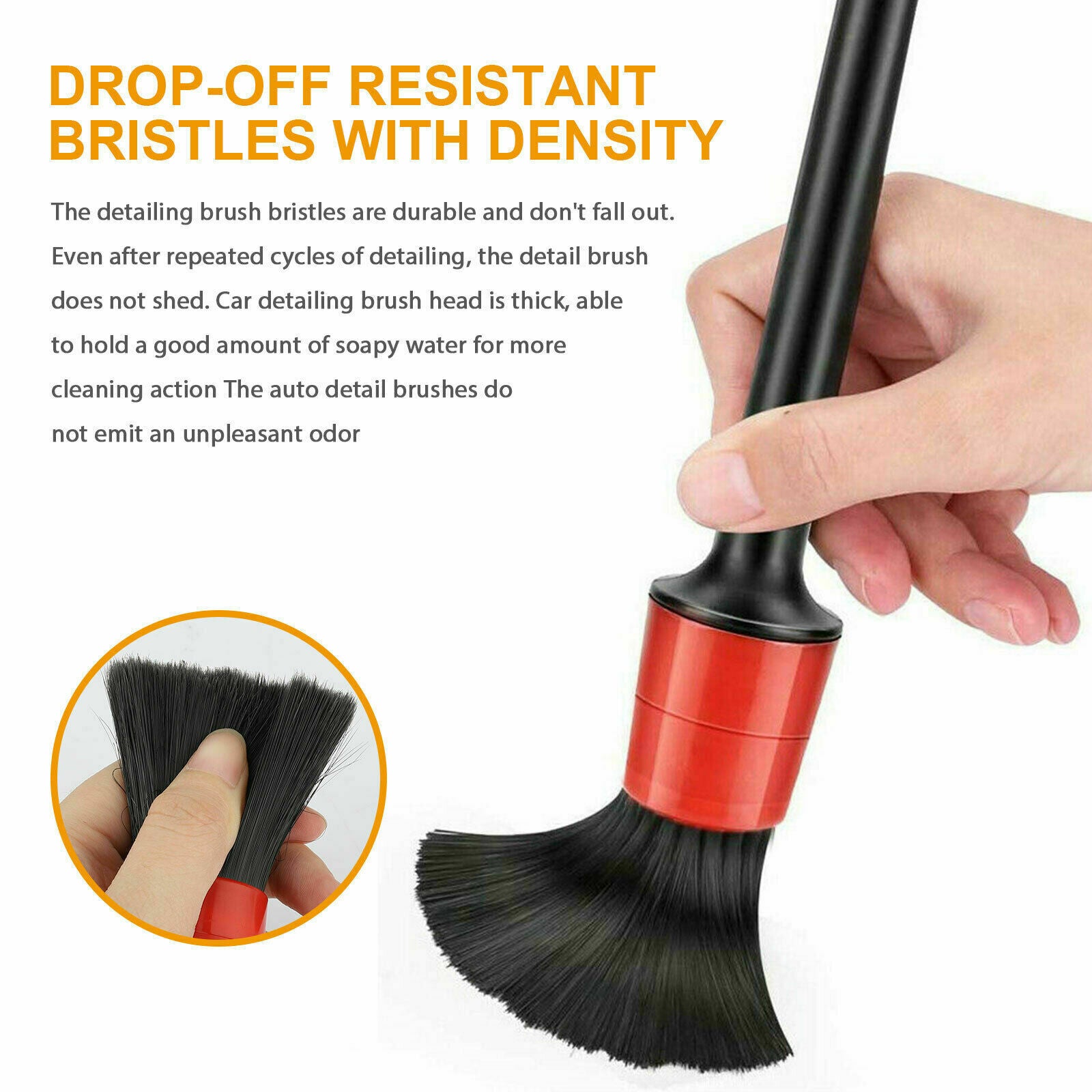 5pcs Car Detail Brush Wash Auto Detailing Cleaning Kits Engine Wheel Brushes