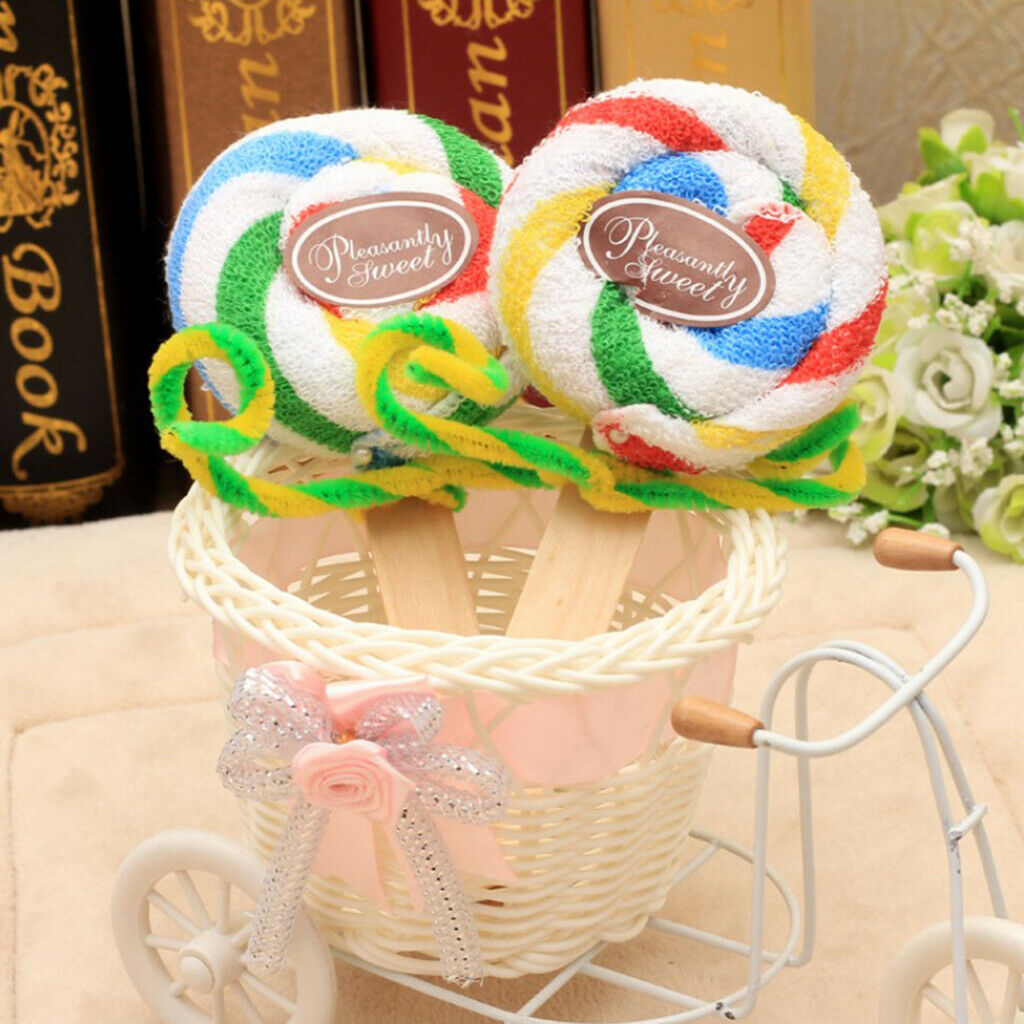 Lollipop Towel Washcloths Wedding Gift Thank You Guest Favor