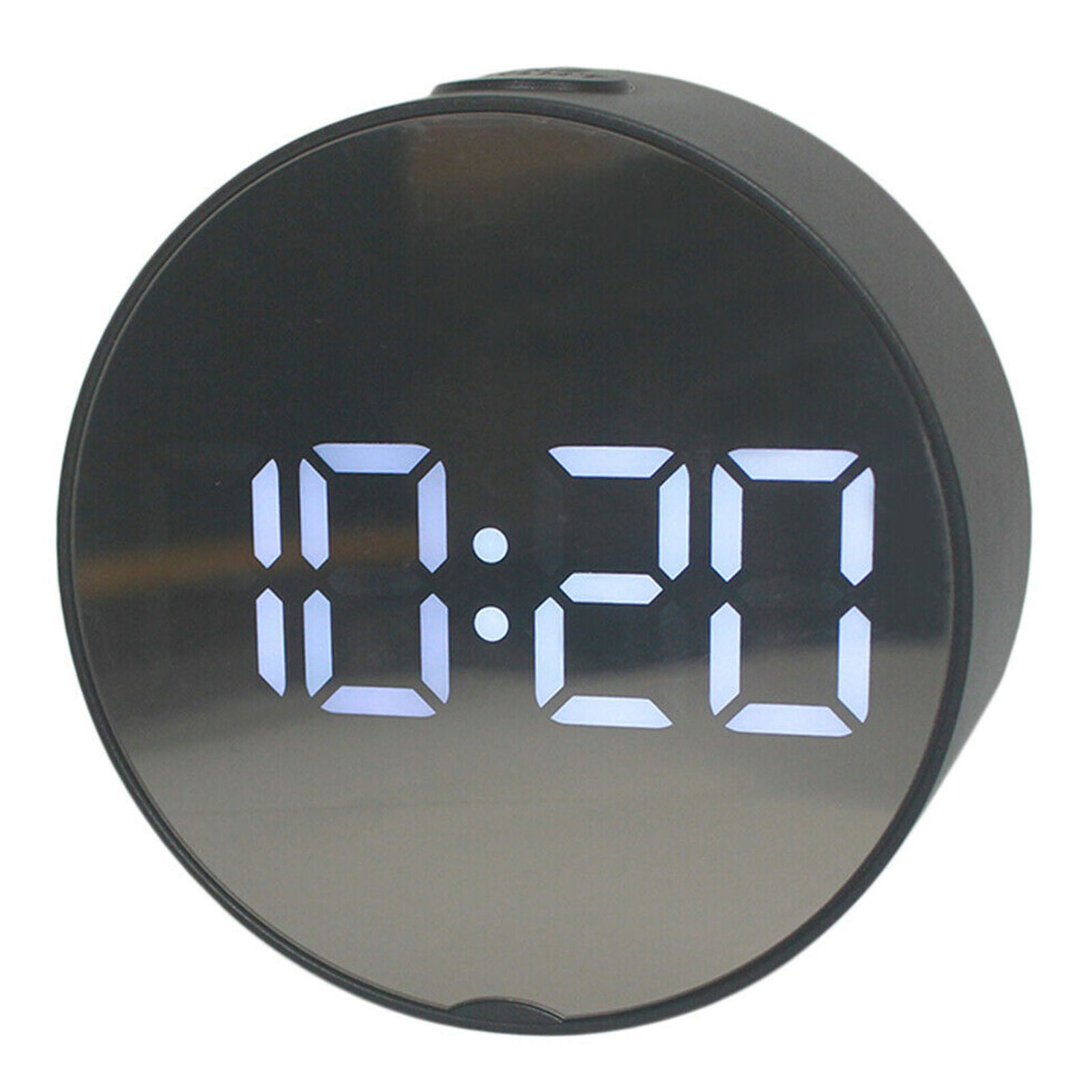 LED Digital Alarm Clock Battery Operated Only Small for Bedroom/Wall/Travel