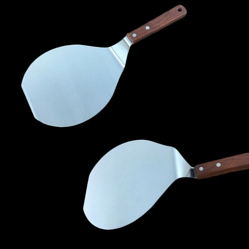 Spatula Cake Stainless Steel Pizza Peel Lifter Paddle Baking Tra Shovel