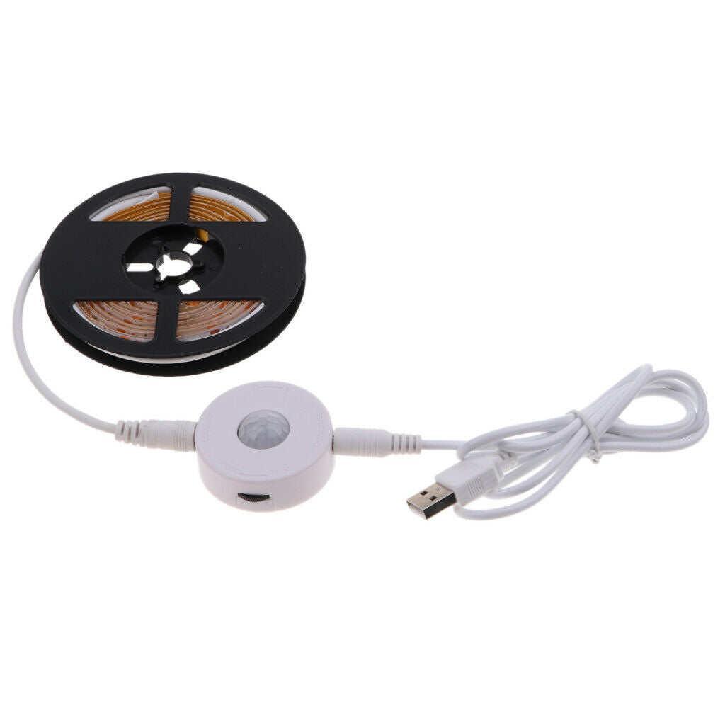 LED Strip with Motion Sensor Closet Light for Bedroom White Light 1.5m