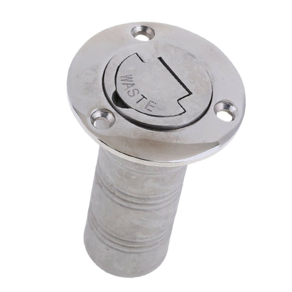 Marine Boat Waste Deck Fill/Filler Keyness   1-1/2 Inch, 316 Stainless Steel