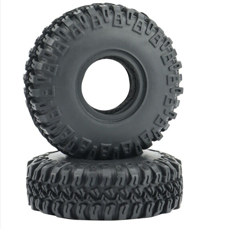 4PCS 52X18mm 1.0 Inch Soft Rubber Wheel Tyre Tire for 1/24 RC Cler Car Axial SY4