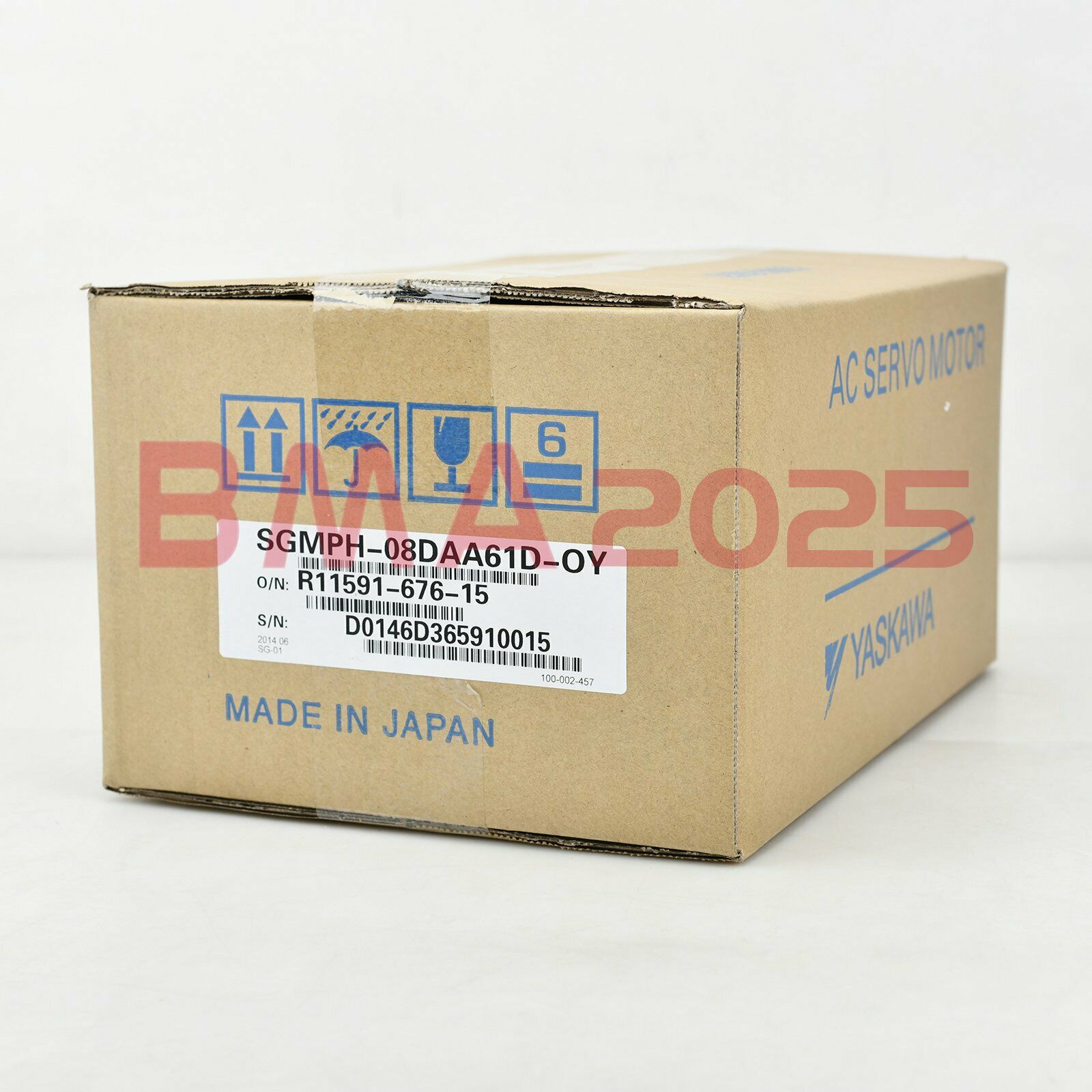 1PC Brand New SGMPH-08DAA61D-OY servo motor 1year warranty DHL free Ship YS9T