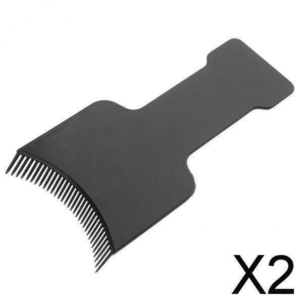 2X Salon Hair Coloring Board Hair Dye Tint Hairdressing Beauty Hair Tool Black S