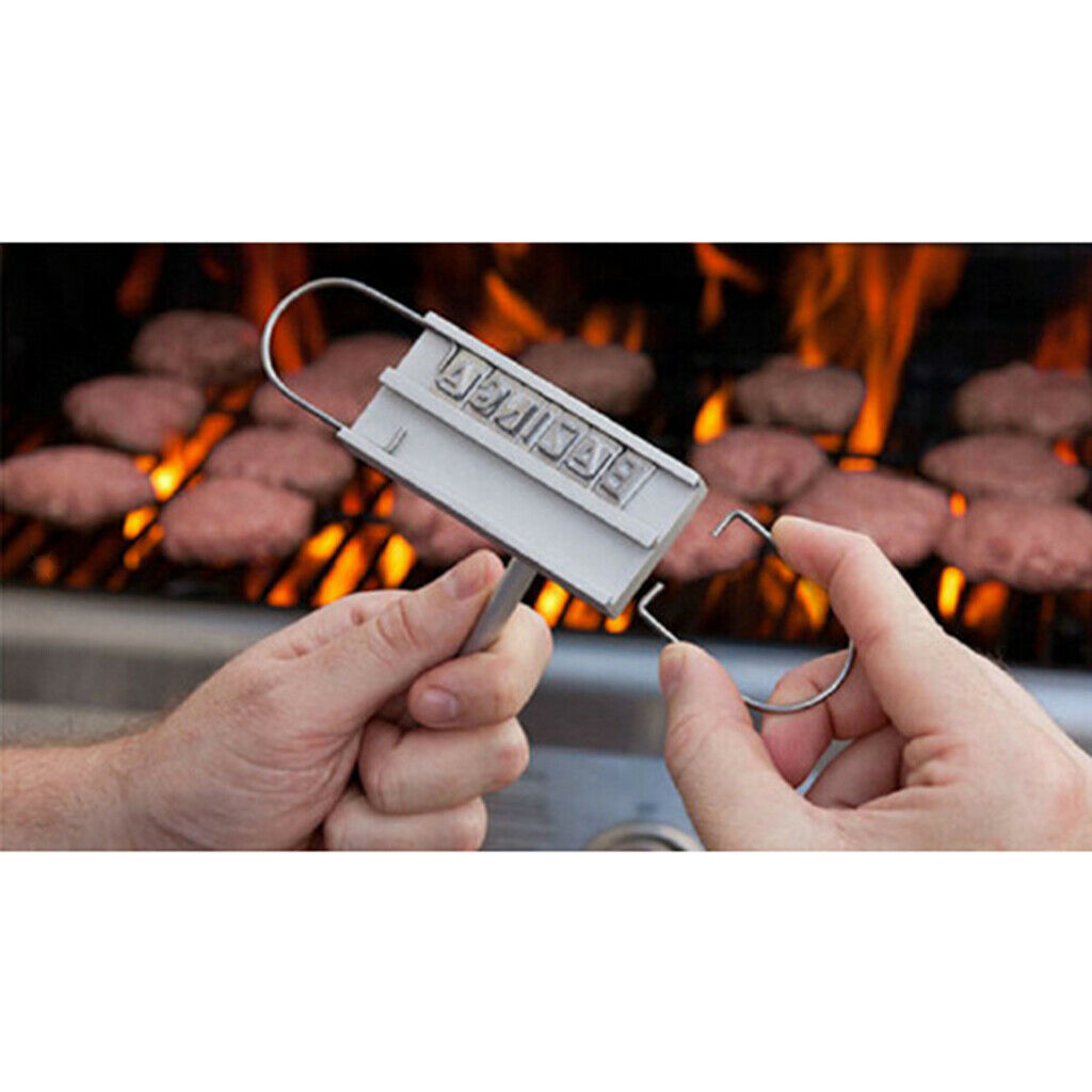 Custom BBQ Branding Metal - Set Of 55 Letters Stamps Garden Brand Meat Beef