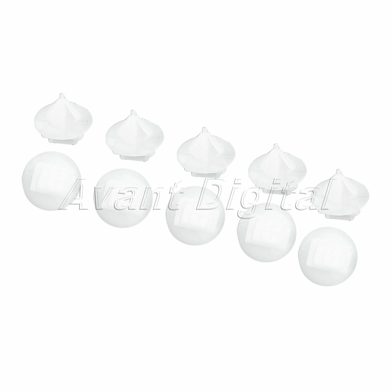 50PC Car Door Exterior Trim Moulding Clips Fasteners D150 For Peugeot Citroen