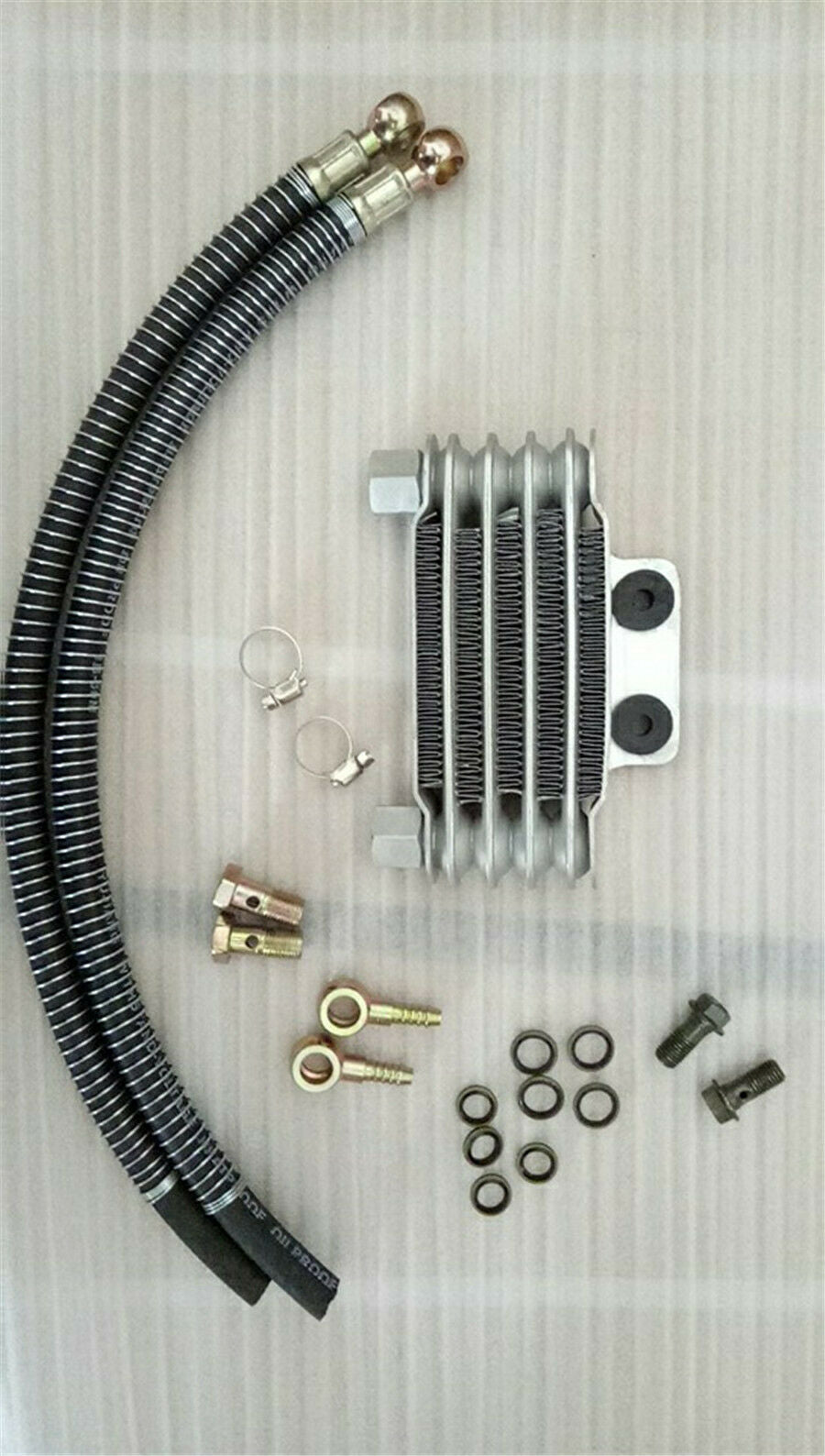 Small Oil Cooler radiator Motorcycle refit  for Dirt Pit Bike Chinese 110 125CC