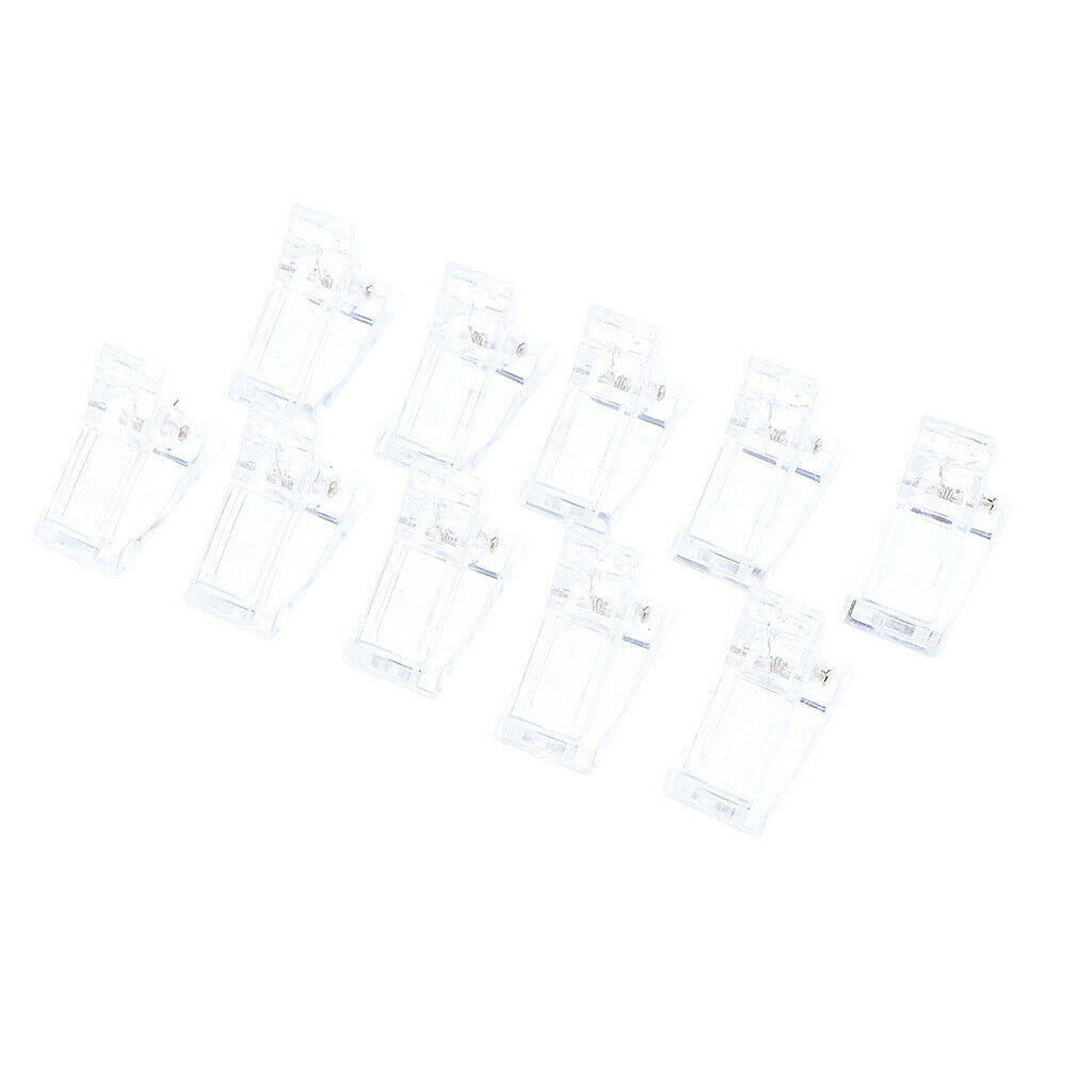 20x Nail Tips Clip for Poly Gel Quick Building Extension Manicure Art Tool