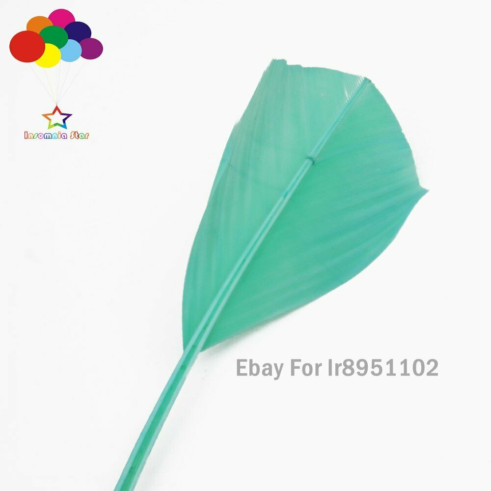 Mint 100 pcs 28-35cm turkey wing feathers 11-14inch Plume making Carnival Decor
