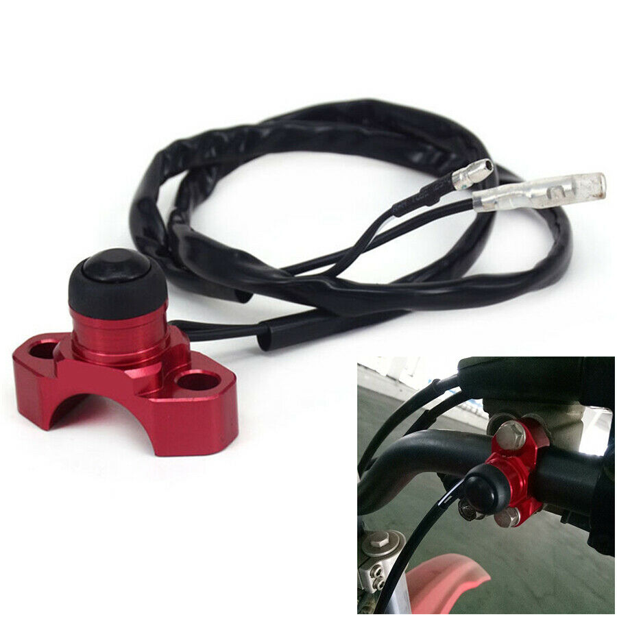 Universal CNC Motorcycle Engine Stop Start Kill Switch Button Dirt Pit Bike ATV