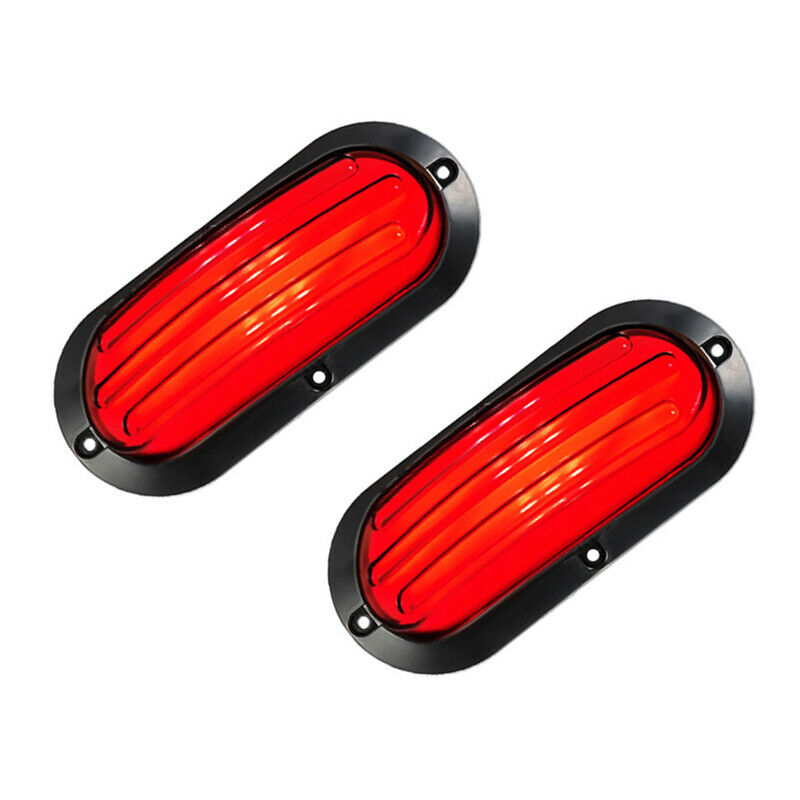 2X 74LED Car Turn Reverse Heavy Truck Tail Lamp Stop Rear Brake Light Red&Yellow