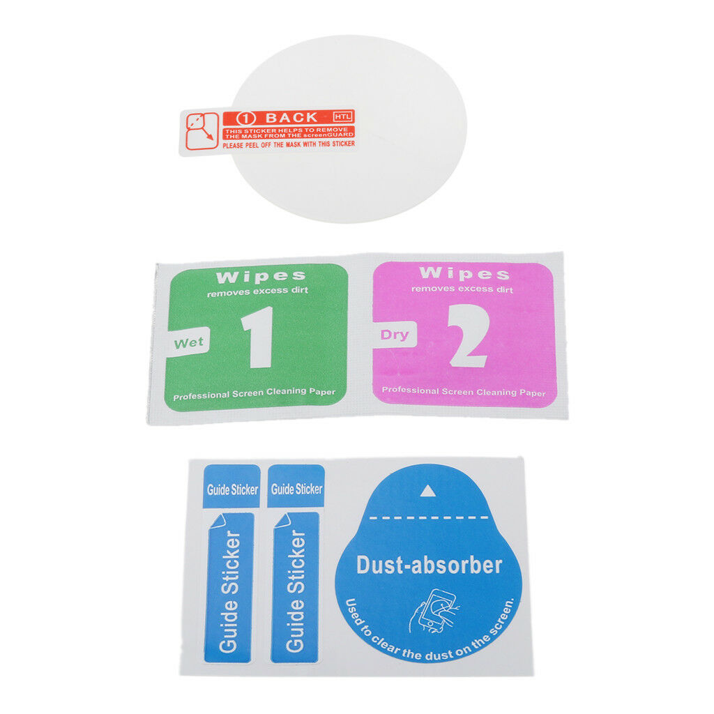 9H 2.5D Tempered Glass For 40mm Dia Round Fitness Watch Screen Protector