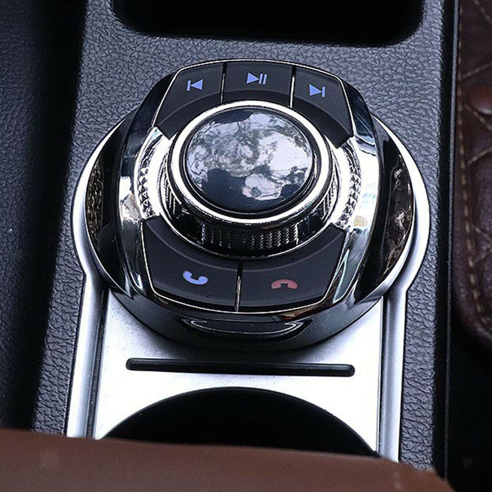 Cup Shape Car Steering Wheel Remote Control Button Adapter with LED Light