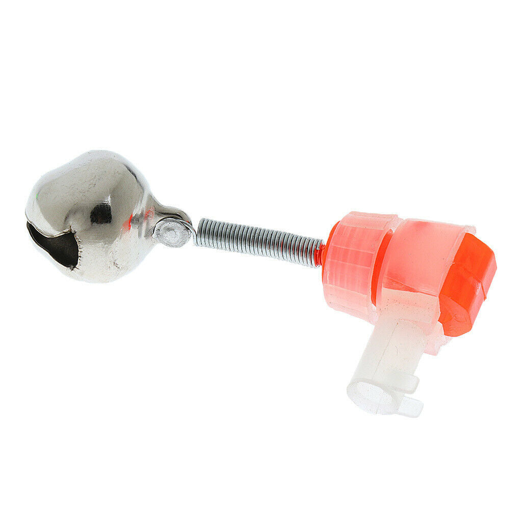 30Pcs Fishing Bite Alarms Single Bell Rod Tip Alert Ring Fishing Rod Bells
