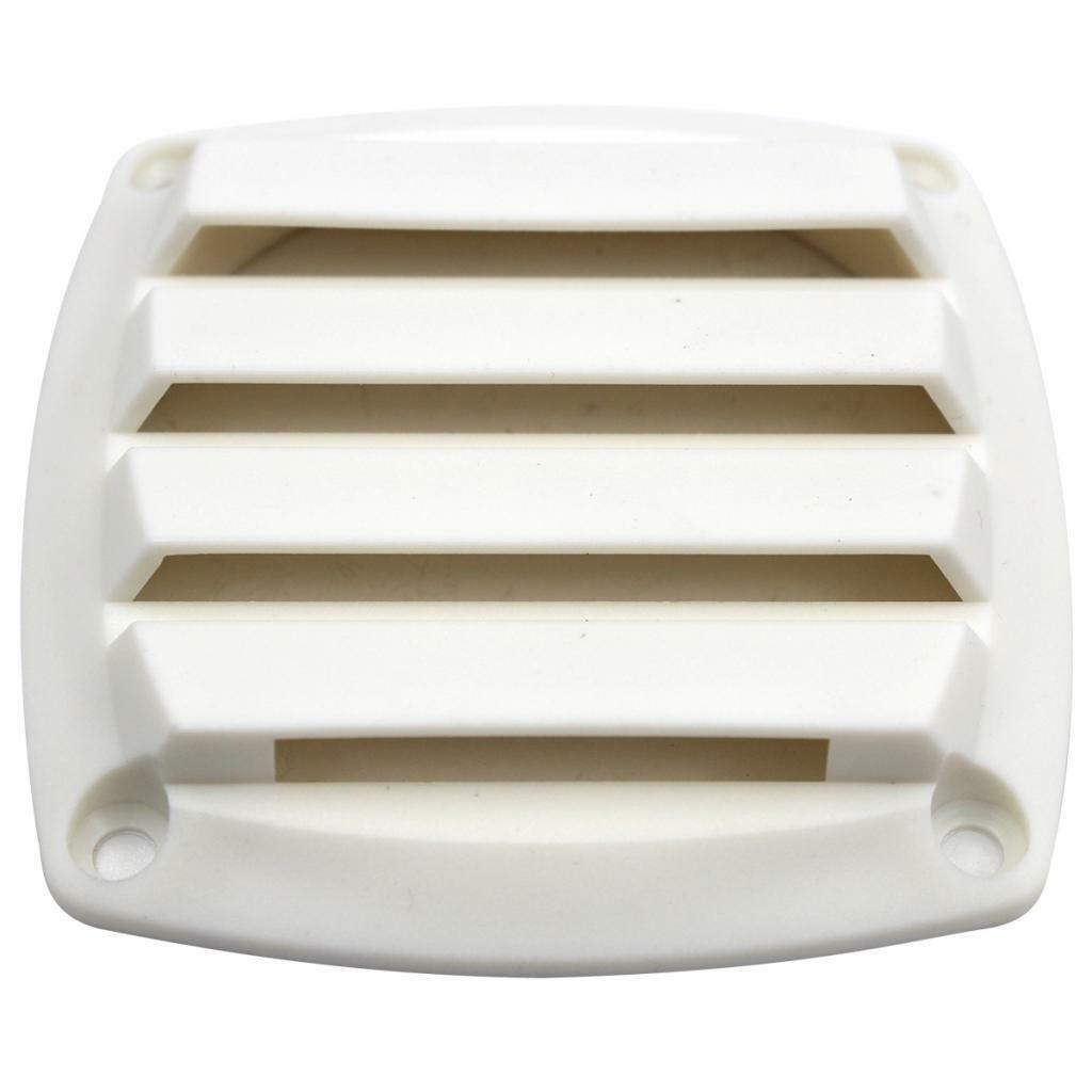 Marine Boat Louvered Vents Round 3 inch Hose Hull Air Vent Boat White