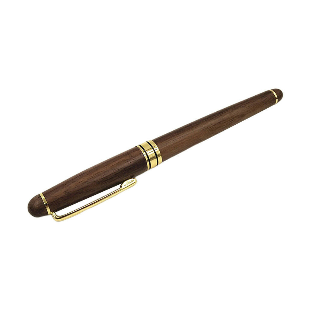 1pc Engraved Wooden Fountain Pen 0.7mm Baby Shower Birthday Baptism Gift