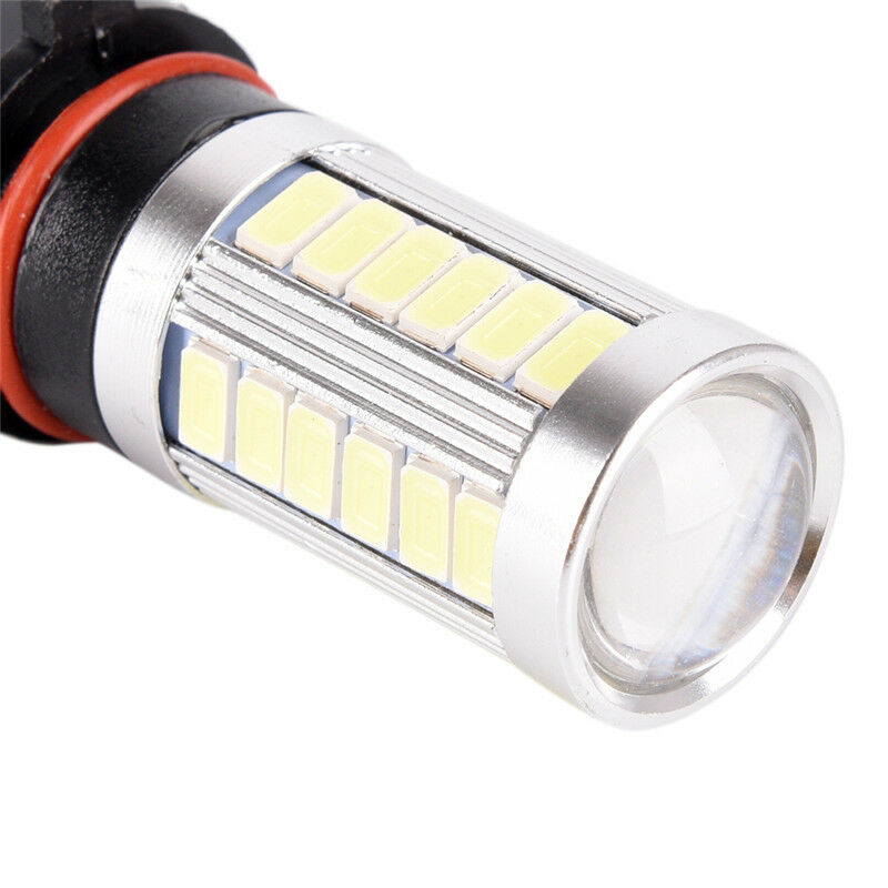 2X Xenon White High Power P13W LED Bulbs For Daytime Running Lights Fog Lam  SJ