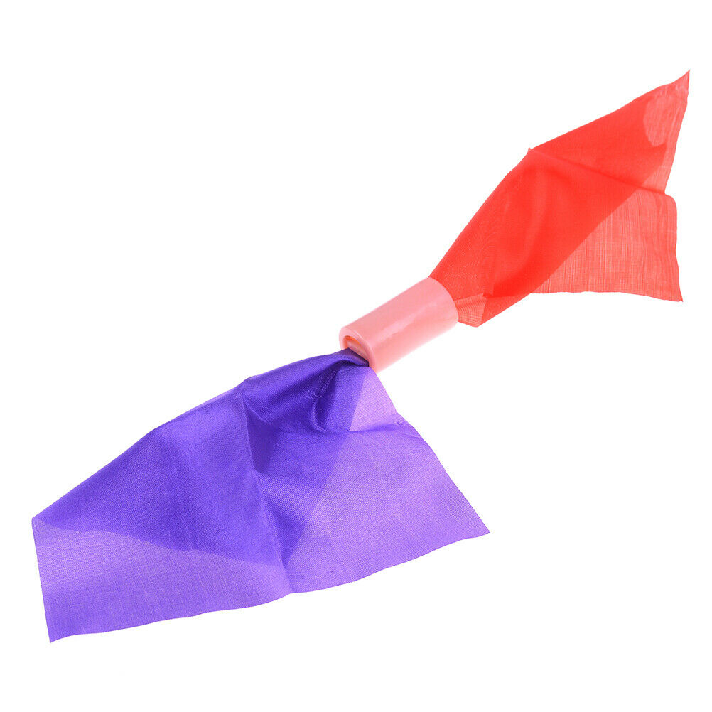 Double color changing hanky silk magic trick silk disappearing magic prop .l8