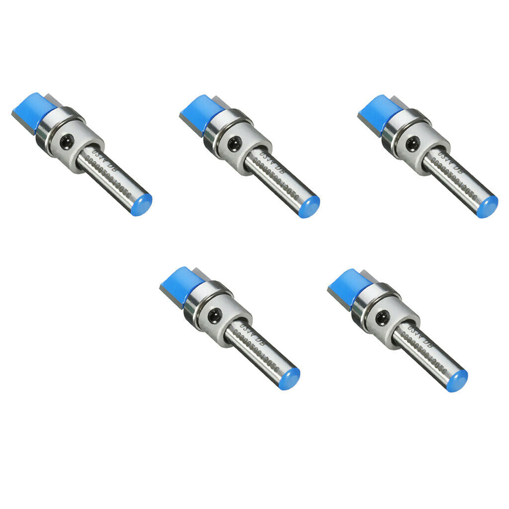 5x Woodworking Bearing 1/4" Straight Shank Flutes Flush Trim Router Cutter Bit