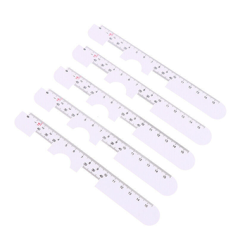 5Pcs Soft Measure Optical Vernier PD Ruler Pupil Distance Meter Eye Ophthal XC