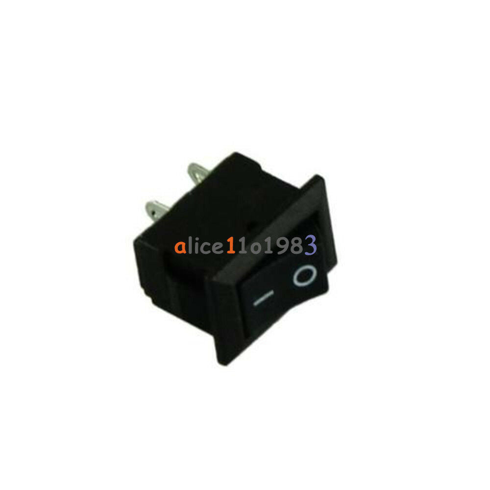 20PCS Car Truck Boat Round Rocker 2 Pin KCD1-101 ON OFF Toggle  Switch 125V 6A