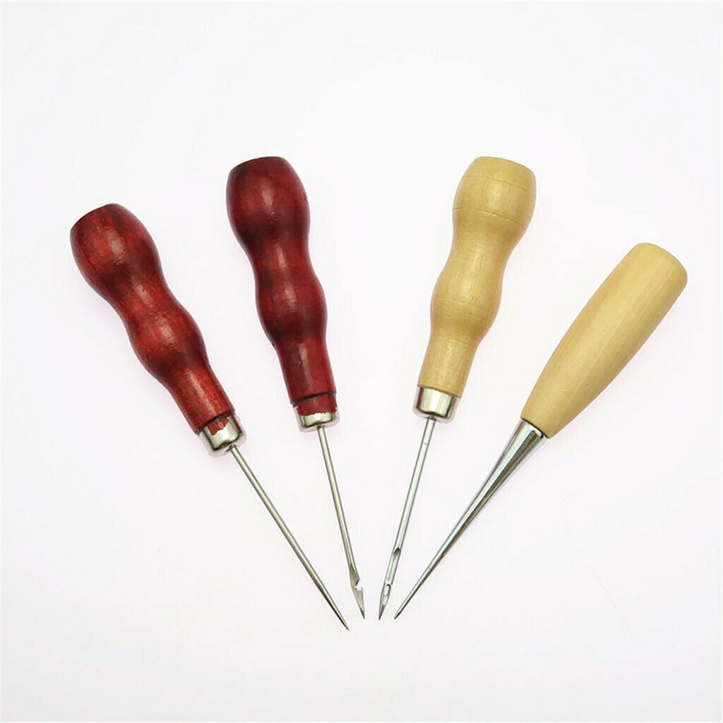 31 piece leather tool DIY hand stitching kit with Groover Awl
