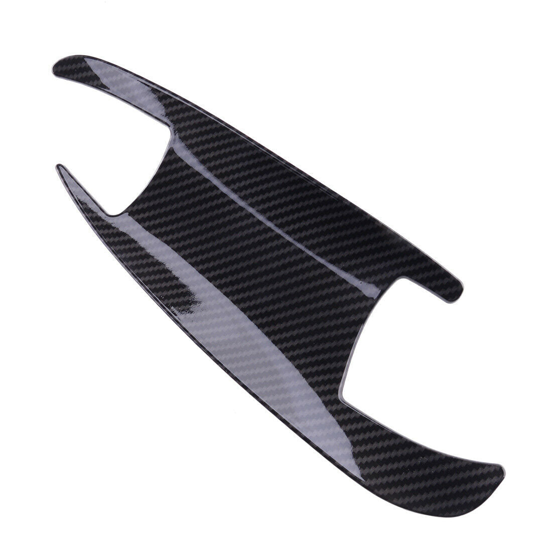 Car Carbon Fiber Style Door Handle Bowl Cover Fit For Mercedes Benz GLE GLK W204