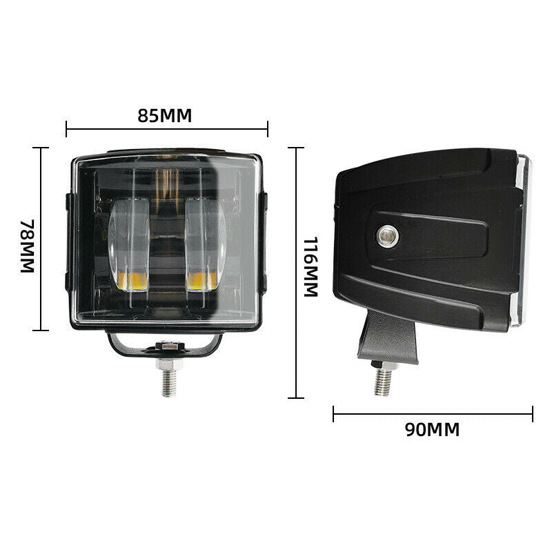 1PCS LED Work Light Flood Spot Beam Car Offroad Boat SUV Driving Fog Lamp 12-60V