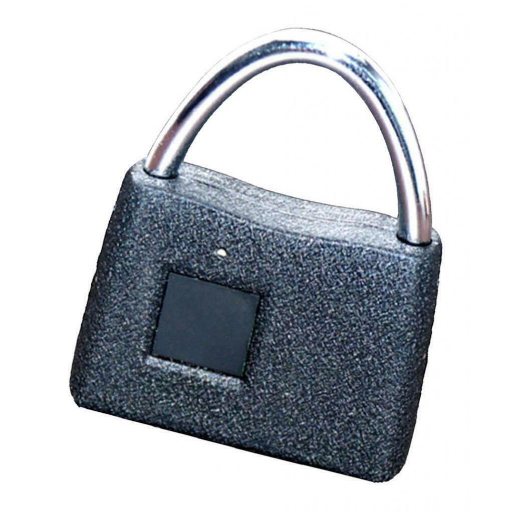 Universal Smart Fingerprint Padlock Anti-theft Frosted Lock frosted black