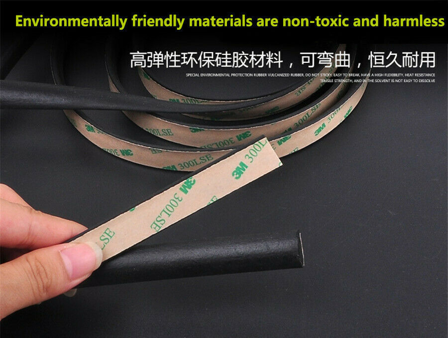 5M 20MM*3MM New Sealed Strips For Car Windshield Sunroof Triangular Window Seal