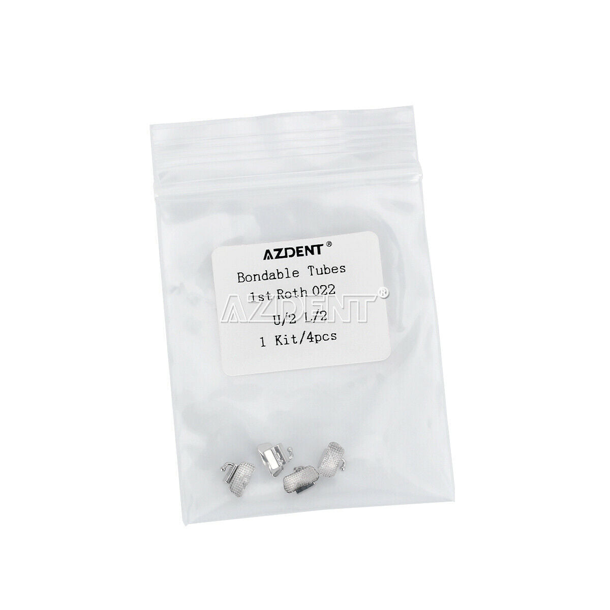 50 X Dental Orthodontic 1st Molar Band Roth MBT With Double Buccal Tube 022