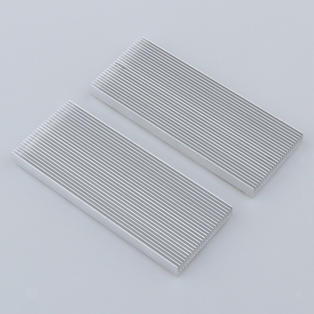 2x IC Cooling Fan Heatsink Accessory Kit Cooler Fin for LED Light 100x41x8mm