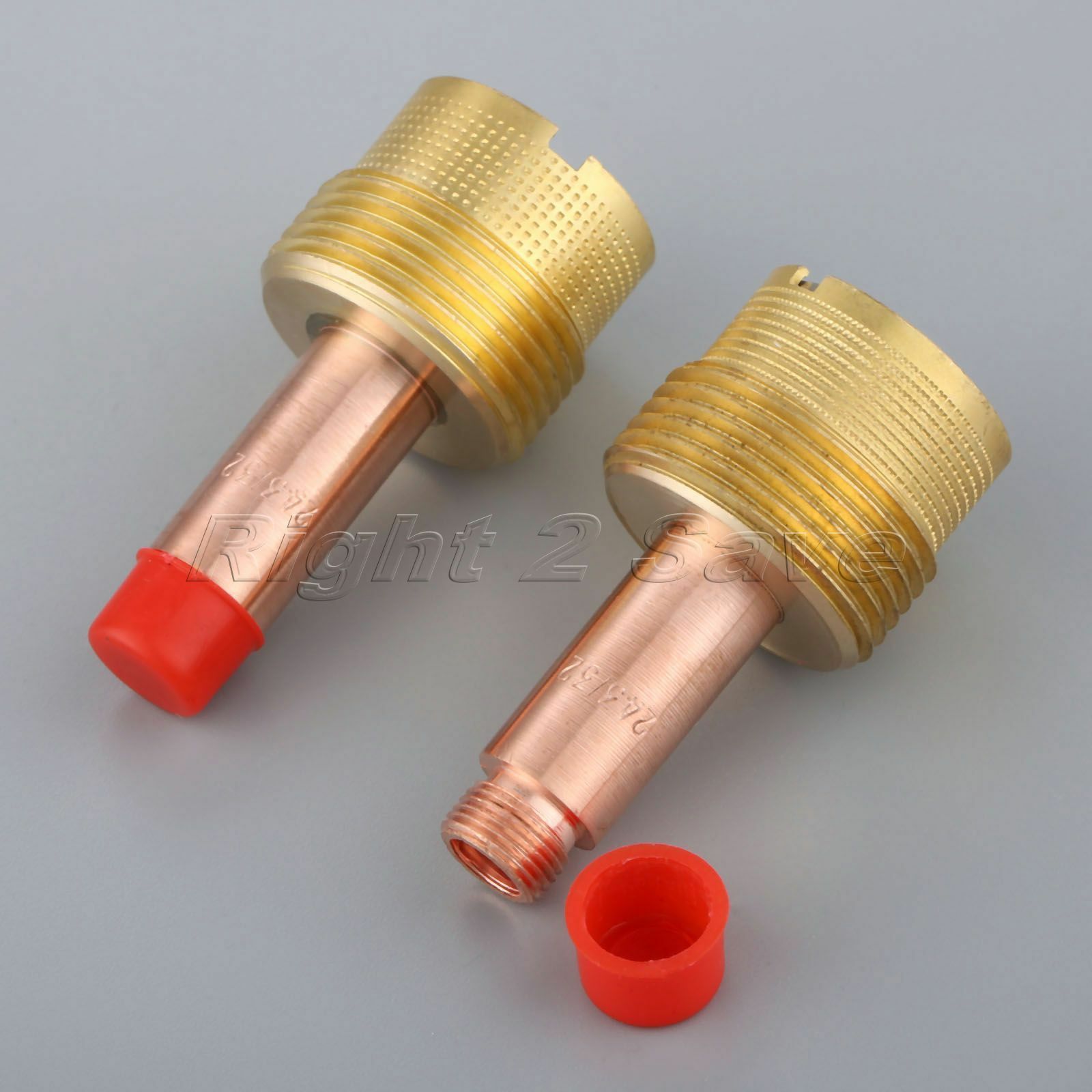 New 2pcs 45V64 3/32" TIG Gas Lens Collet Bodies for 17/18/26 Torch Accessories