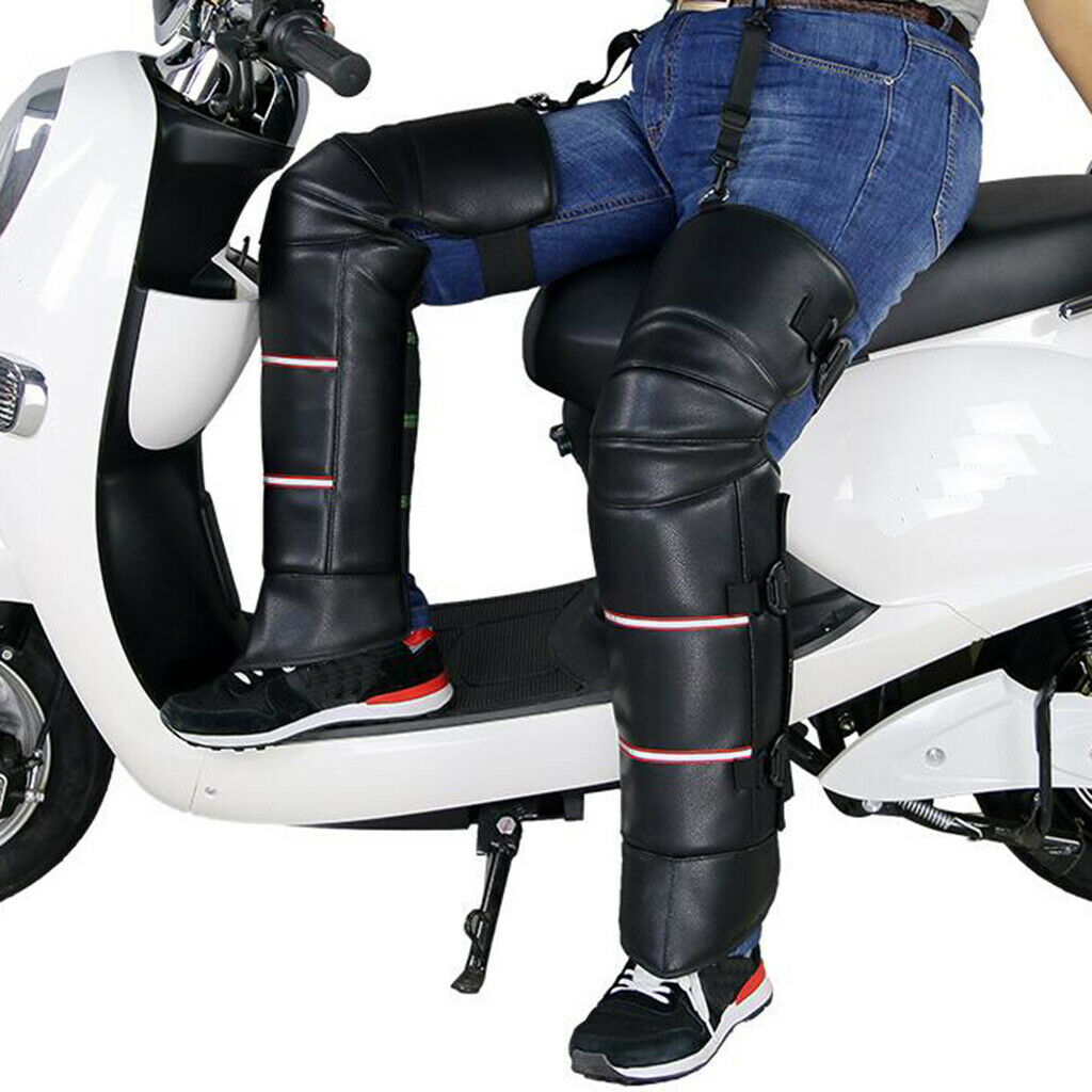 70cm Knee Leg Sleeve Warmers Plush Lining Kneepad Protector Adjustable