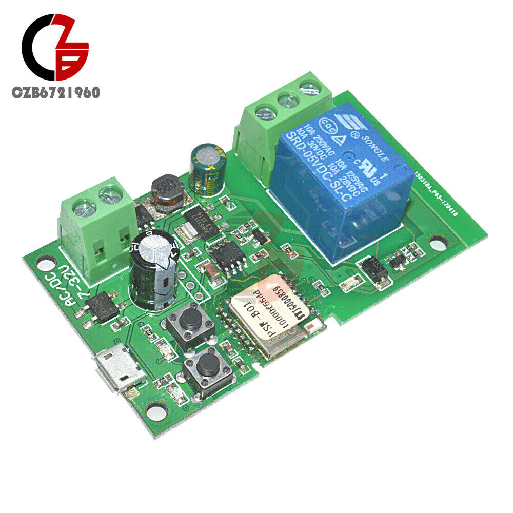 DC 5-12V Self-locking Sonoff WiFi Wireless Smart Switch Home Relay Module