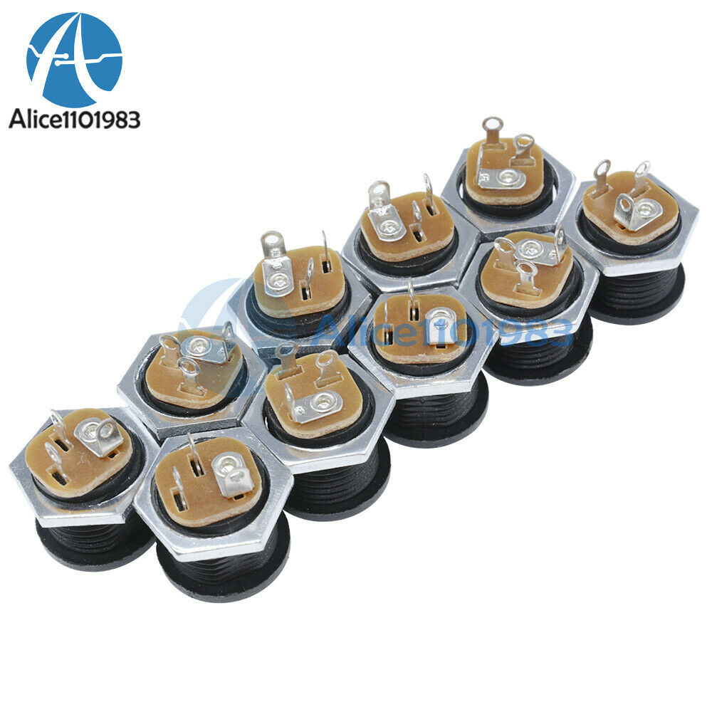 20PCS DC Power Outlet Inner Pin 2.1mm 5.5x2.1mm DC-022 Diameter 5.5mm